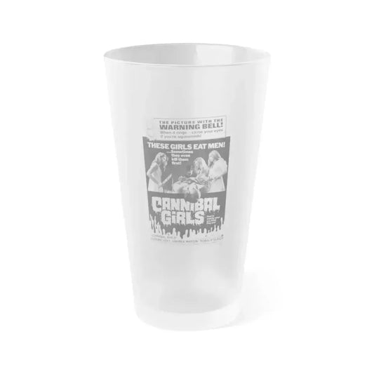 CANNIBAL GIRLS (2) 1973 Movie Poster - Frosted Pint Glass 16oz 16oz Frosted - Go Mug Yourself