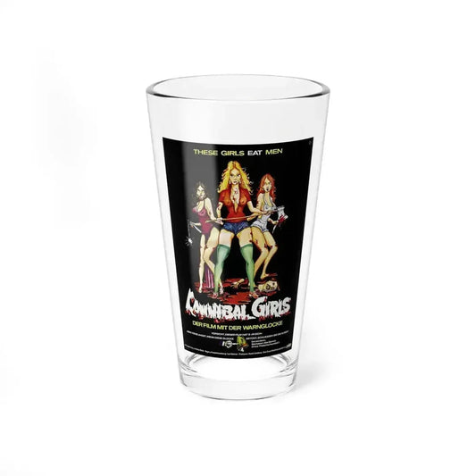 CANNIBAL GIRLS (GERMAN) 1973 Movie Poster - Pint Glass 16oz 16oz - Go Mug Yourself