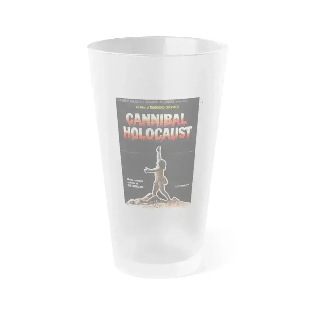 CANNIBAL HOLOCAUST (2) 1980 Movie Poster - Frosted Pint Glass 16oz 16oz Frosted - Go Mug Yourself