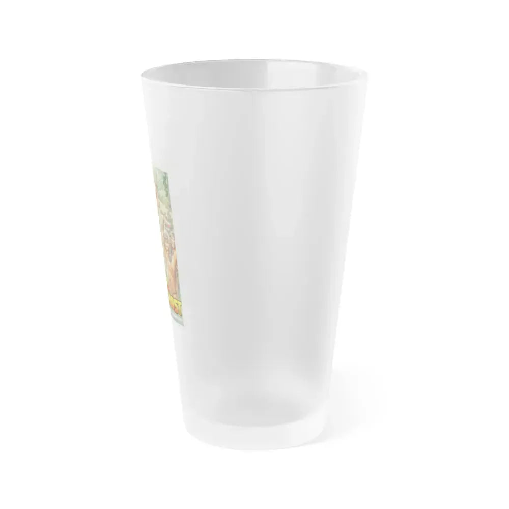 CANNIBAL HOLOCAUST (Belgian) 1980 Movie Poster - Frosted Pint Glass 16oz - Go Mug Yourself
