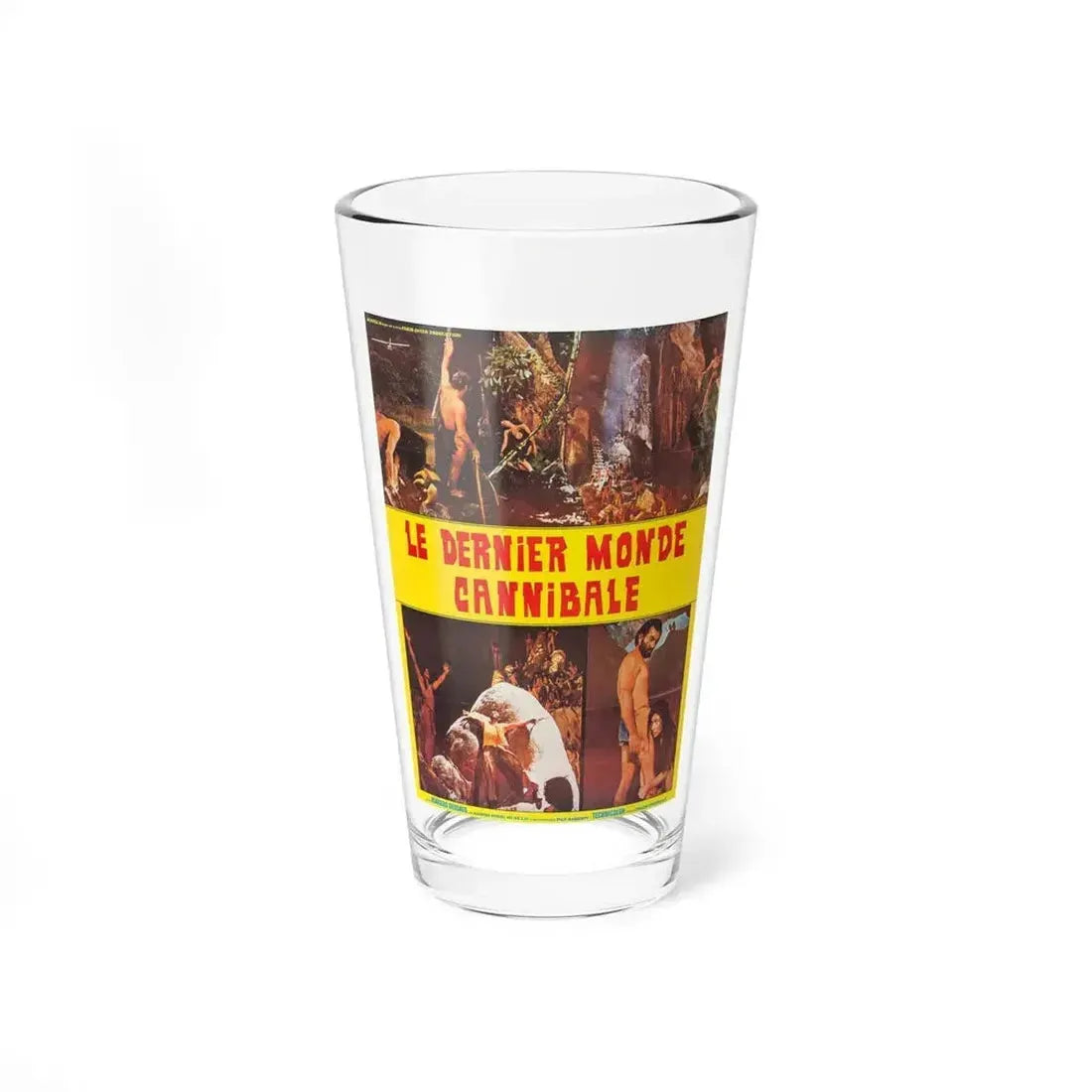 CANNIBAL HOLOCAUST (FRENCH) 2 1980 Movie Poster - Pint Glass 16oz 16oz - Go Mug Yourself