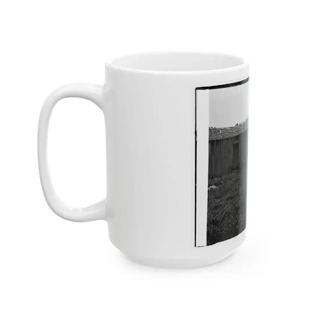 Cannon And Cabin At Chickamauga And Chattanooga National Military Park (U.S. Civil War) White Coffee Mug - Go Mug Yourself