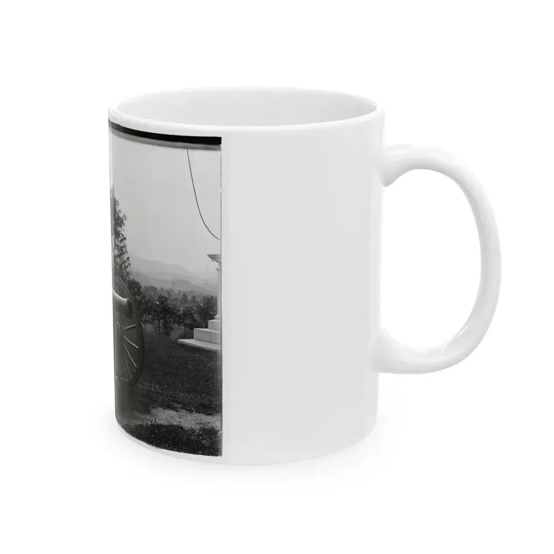 Cannon At Chickamauga And Chattanooga National Military Park (U.S. Civil War) White Coffee Mug - Go Mug Yourself