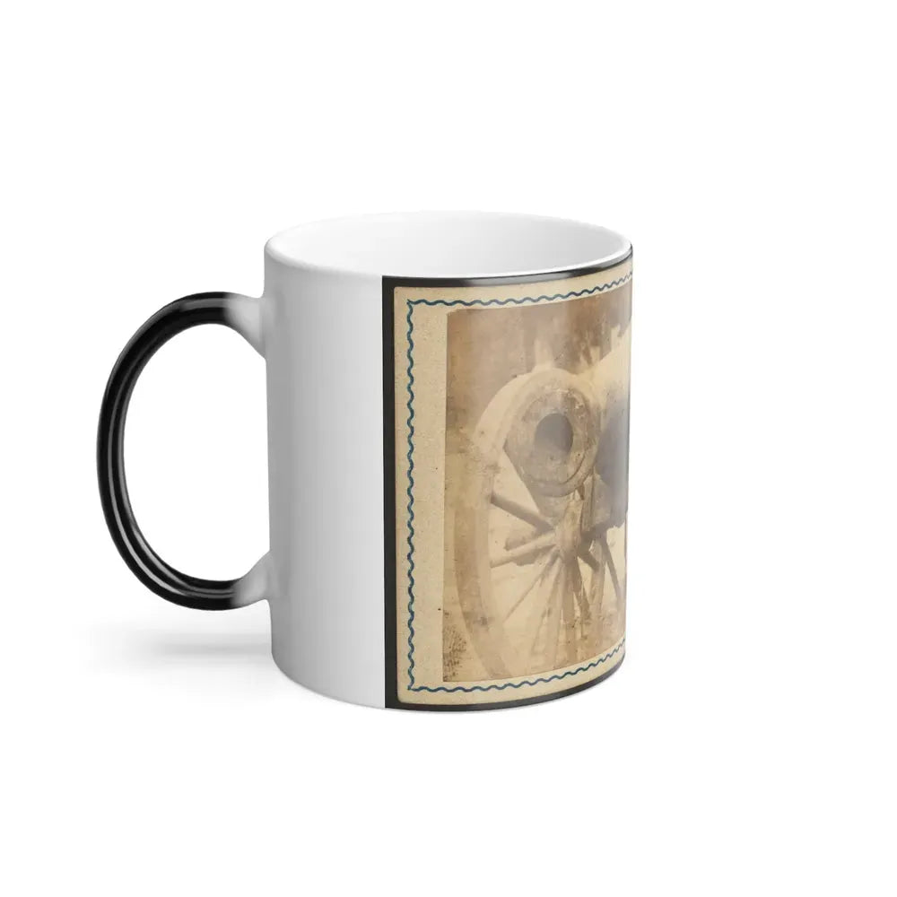 Cannon Mounted in the Camp of Duryea's and Bainbridge's Batteries, 15Th Arkansas Confederate Infantry, Port Hudson, Louisiana 001 (U.S. Civil War) Color Changing Coffee Mug 11oz - Go Mug Yourself