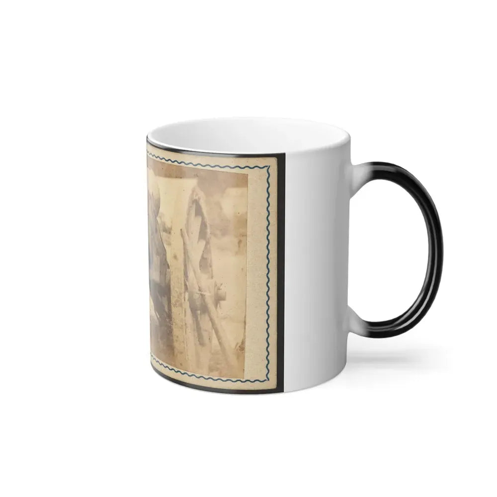 Cannon Mounted in the Camp of Duryea's and Bainbridge's Batteries, 15Th Arkansas Confederate Infantry, Port Hudson, Louisiana 001 (U.S. Civil War) Color Changing Coffee Mug 11oz - Go Mug Yourself