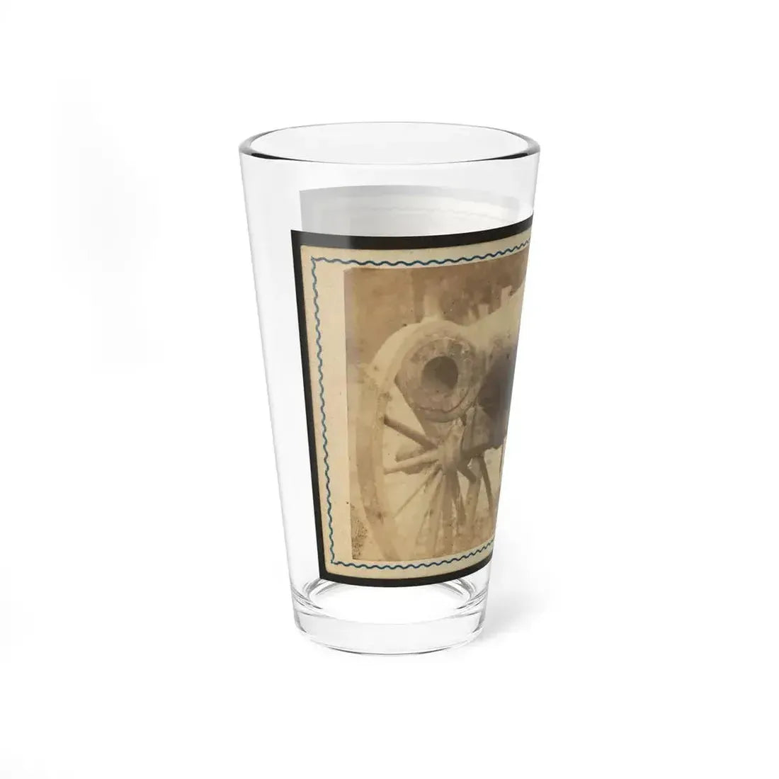 Cannon Mounted In The Camp Of Duryea's And Bainbridge's Batteries, 15th Arkansas Confederate Infantry, Port Hudson, Louisiana 001 (U.S. Civil War) Pint Glass 16oz - Go Mug Yourself