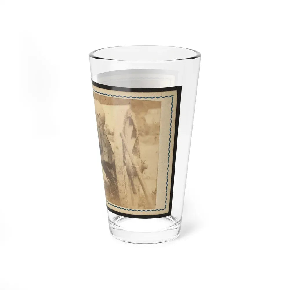 Cannon Mounted In The Camp Of Duryea's And Bainbridge's Batteries, 15th Arkansas Confederate Infantry, Port Hudson, Louisiana 001 (U.S. Civil War) Pint Glass 16oz - Go Mug Yourself