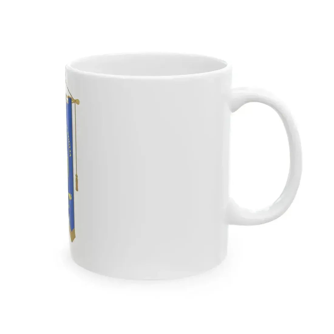 Canosa di Puglia-Gonfalone (Italy) White Coffee Mug - Go Mug Yourself