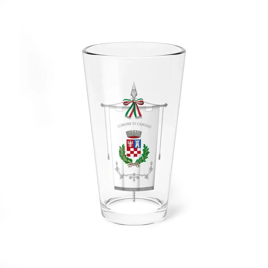 Canosio-Gonfalone (Italy) Pint Glass 16oz 16oz - Go Mug Yourself