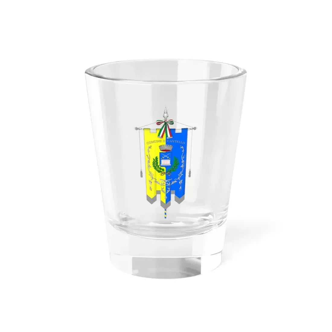 Cantello-Gonfalone (Italy) Shot Glass 1.5oz 1.5oz - Go Mug Yourself