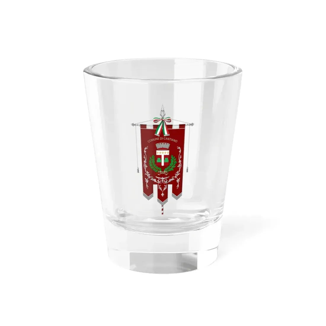Cantiano-Gonfalone (Italy) Shot Glass 1.5oz 1.5oz - Go Mug Yourself