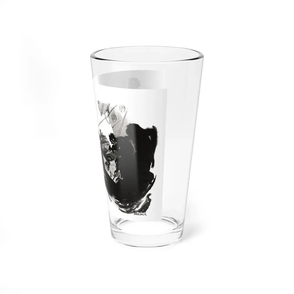 Cap'n Chesney's Multitude (1), Liberty magazine, August 6, 1932 (Magazine Illustration) Pint Glass 16oz - Go Mug Yourself