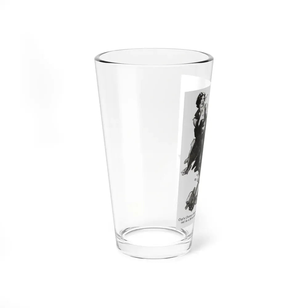 Cap'n Chesney's Multitude (2), Liberty magazine, August 6, 1932 (Magazine Illustration) Pint Glass 16oz - Go Mug Yourself