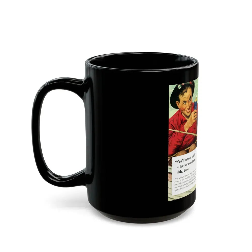 Cap-Sealed Can ad, Liberty, June 14, 1941 - Black Coffee Mug - Go Mug Yourself