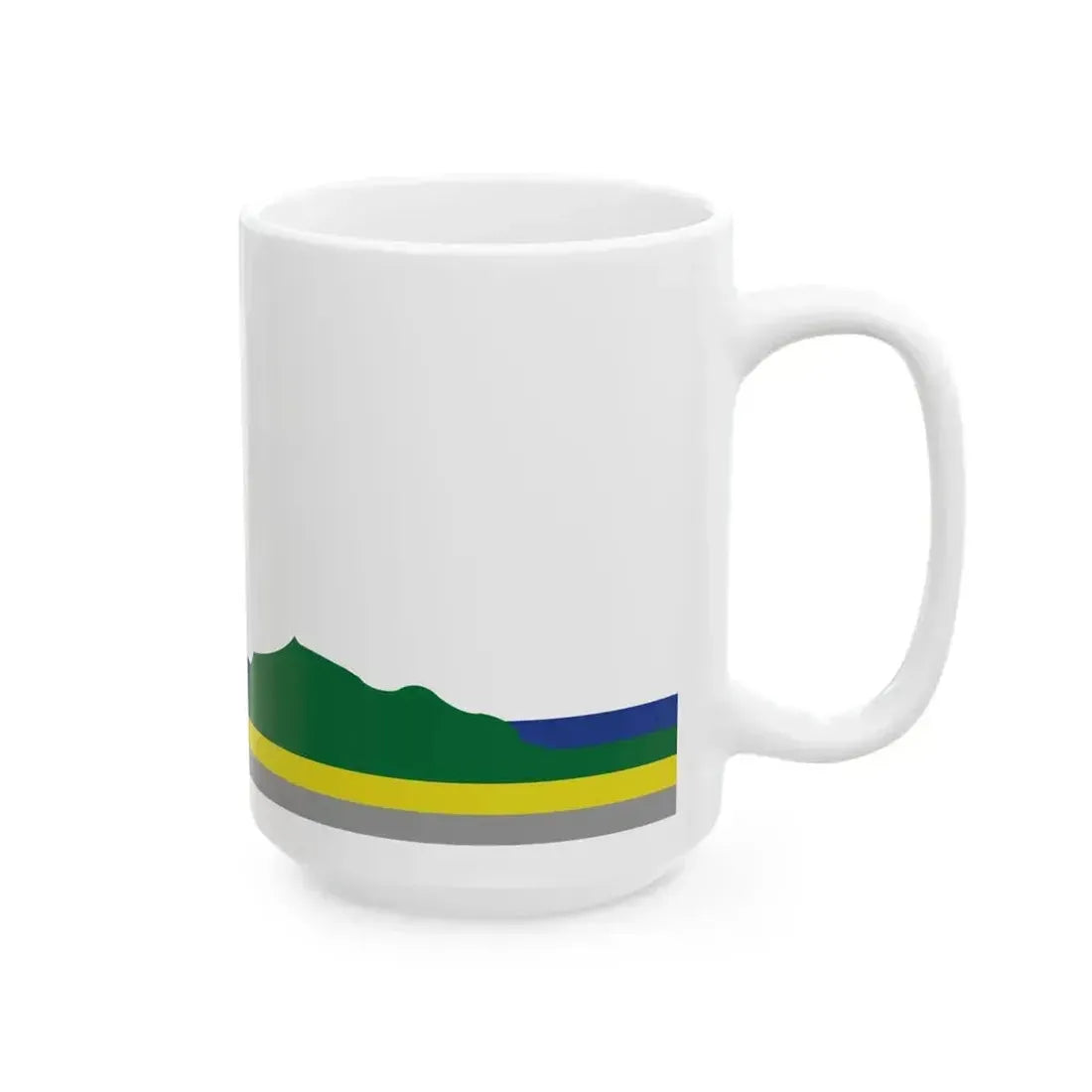 Cape Breton Island Flag Eagle (Canada) White Coffee Mug - Go Mug Yourself