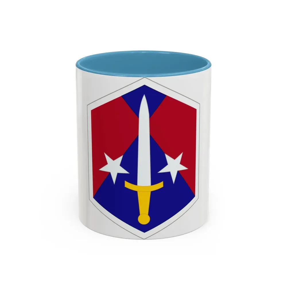 Capital Military Assistance Command (U.S. Army) Accent Coffee Mug 11oz Light Blue - Go Mug Yourself