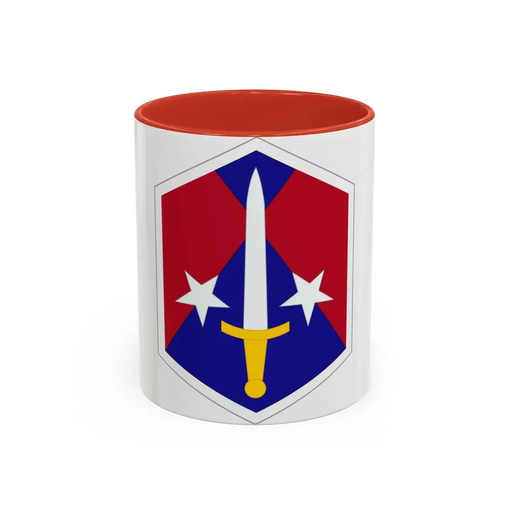 Capital Military Assistance Command (U.S. Army) Accent Coffee Mug 11oz Red - Go Mug Yourself