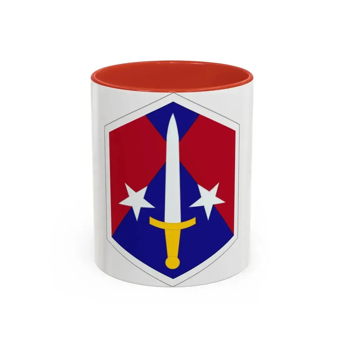 Capital Military Assistance Command (U.S. Army) Accent Coffee Mug 11oz Red - Go Mug Yourself