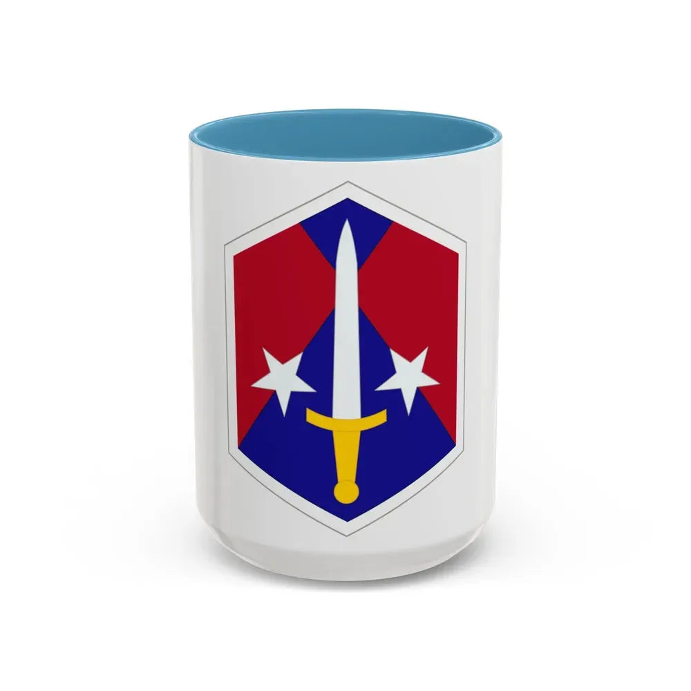 Capital Military Assistance Command (U.S. Army) Accent Coffee Mug 15oz Light Blue - Go Mug Yourself