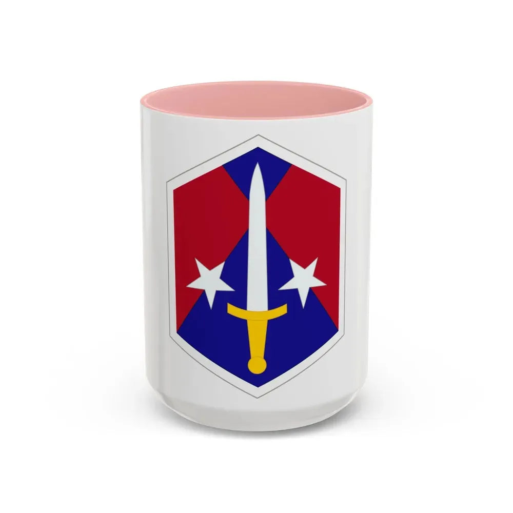 Capital Military Assistance Command (U.S. Army) Accent Coffee Mug 15oz Pink - Go Mug Yourself