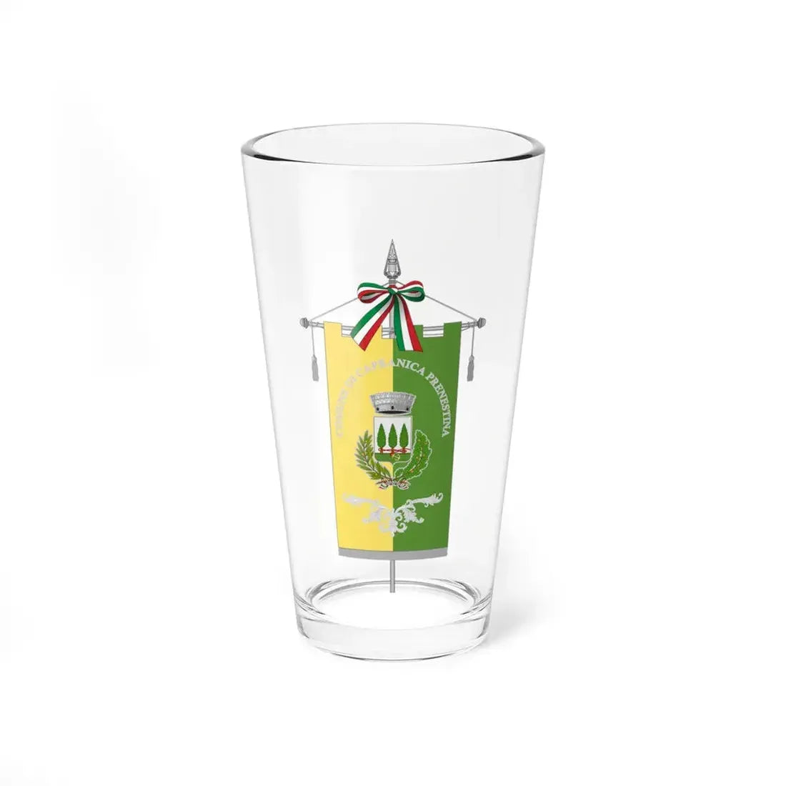 Capranica Prenestina-Gonfalone (Italy) Pint Glass 16oz 16oz - Go Mug Yourself