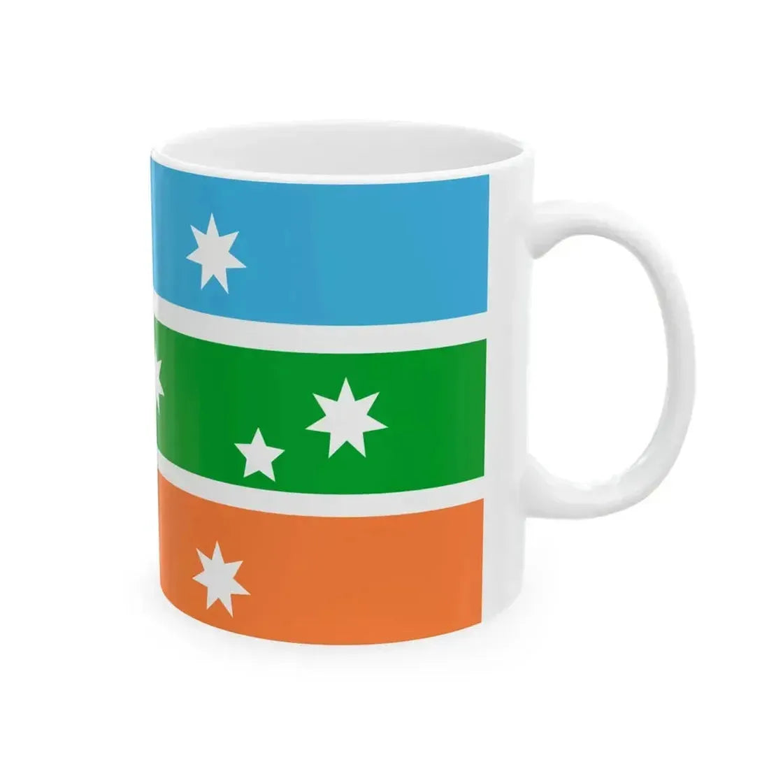 Capricornia Flag Ian Johnston Proposal (Australia) White Coffee Mug - Go Mug Yourself