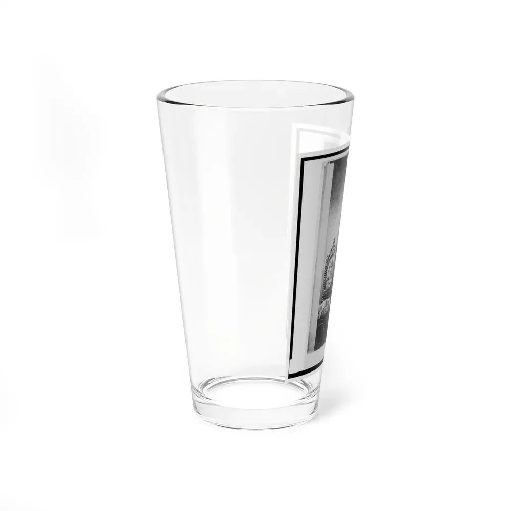 Capt. John D. Ritter, Union Officer In The 32nd Indiana Regiment, Full-Length Portrait, Standing, Facing Front (U.S. Civil War) Pint Glass 16oz - Go Mug Yourself