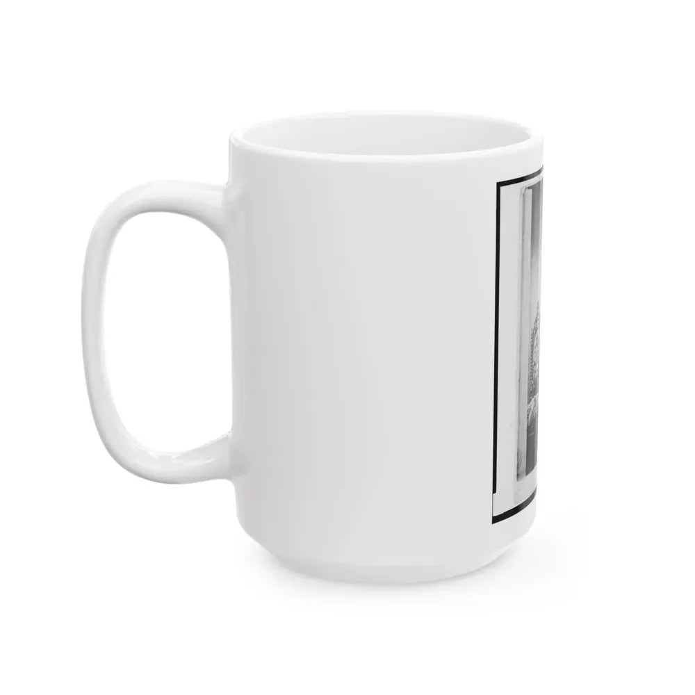 Capt. John D. Ritter, Union Officer In The 32nd Indiana Regiment, Full-Length Portrait, Standing, Facing Front (U.S. Civil War) White Coffee Mug - Go Mug Yourself