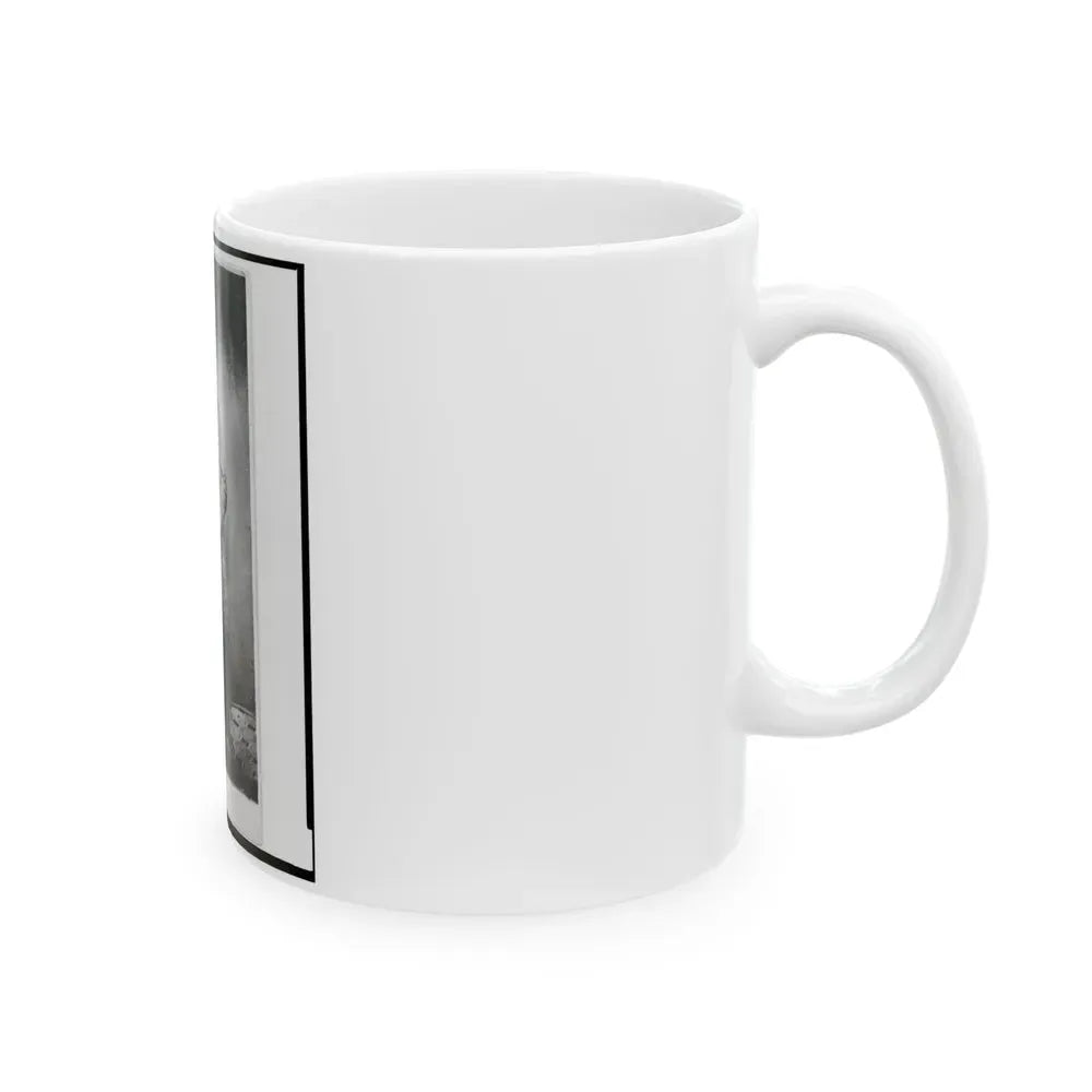 Capt. John D. Ritter, Union Officer In The 32nd Indiana Regiment, Full-Length Portrait, Standing, Facing Front (U.S. Civil War) White Coffee Mug - Go Mug Yourself