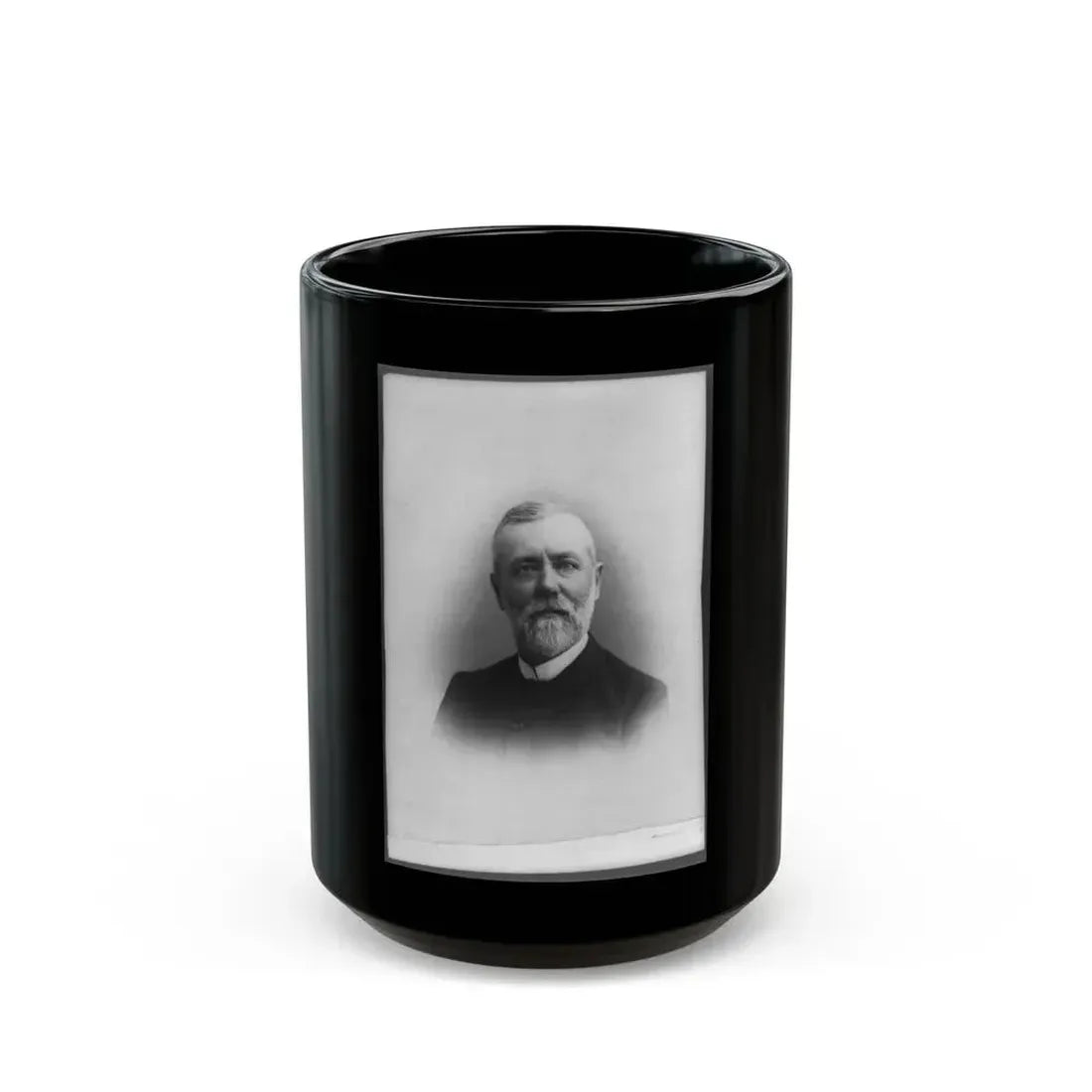 Capt. R. Pegram, Va. Battery, C.S.A., Head-And-Shoulders Portrait, Facing Front (U.S. Civil War) Black Coffee Mug 15oz - Go Mug Yourself