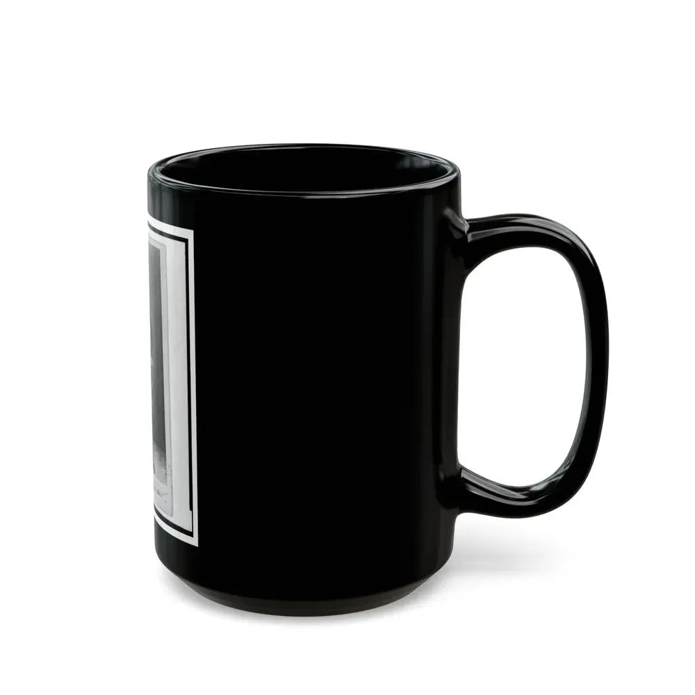 Captain Andreas Winter, Union Officer In The 32nd Indiana Regiment, Full-Length Portrait, Standing, Facing Front (U.S. Civil War) Black Coffee Mug - Go Mug Yourself