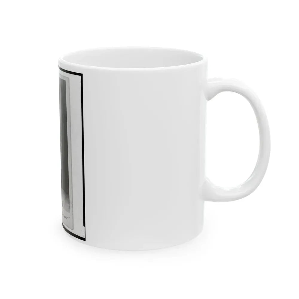 Captain Andreas Winter, Union Officer In The 32nd Indiana Regiment, Full-Length Portrait, Standing, Facing Front (U.S. Civil War) White Coffee Mug - Go Mug Yourself