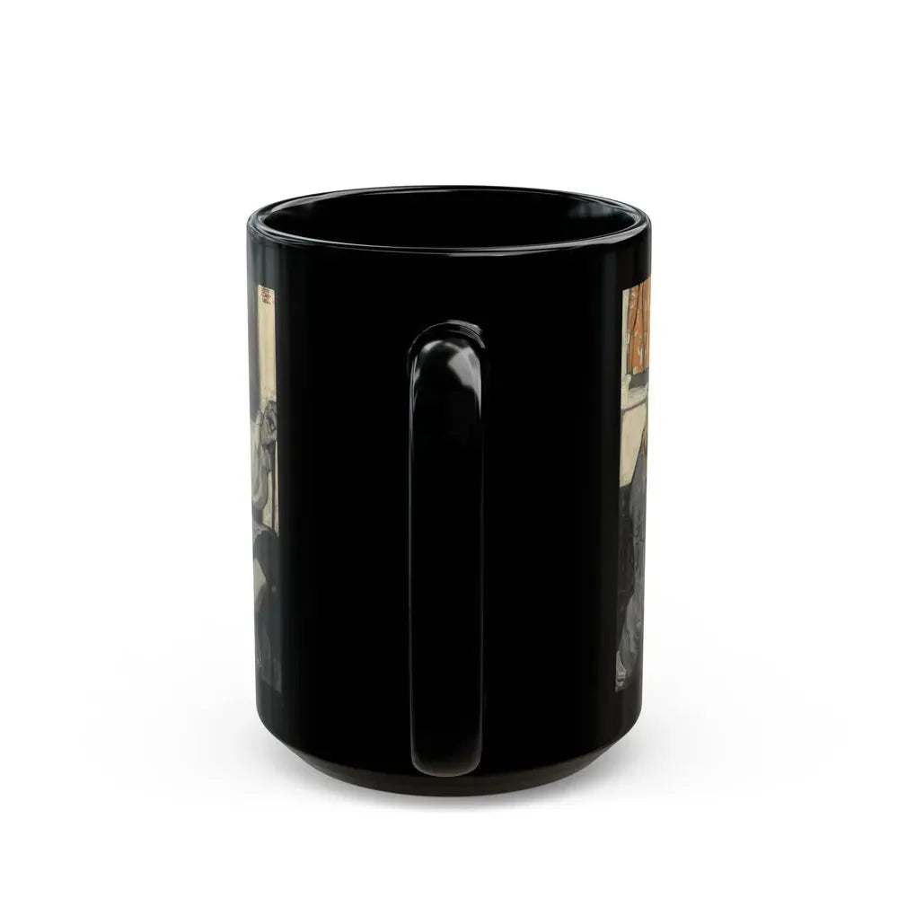 Captain Blood, American Magazine interior illustration - Black Coffee Mug - Go Mug Yourself