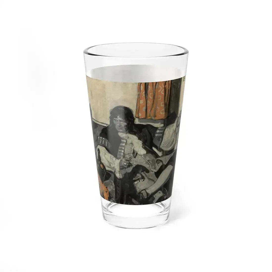 Captain Blood, American Magazine interior illustration (Magazine Illustration) Pint Glass 16oz - Go Mug Yourself