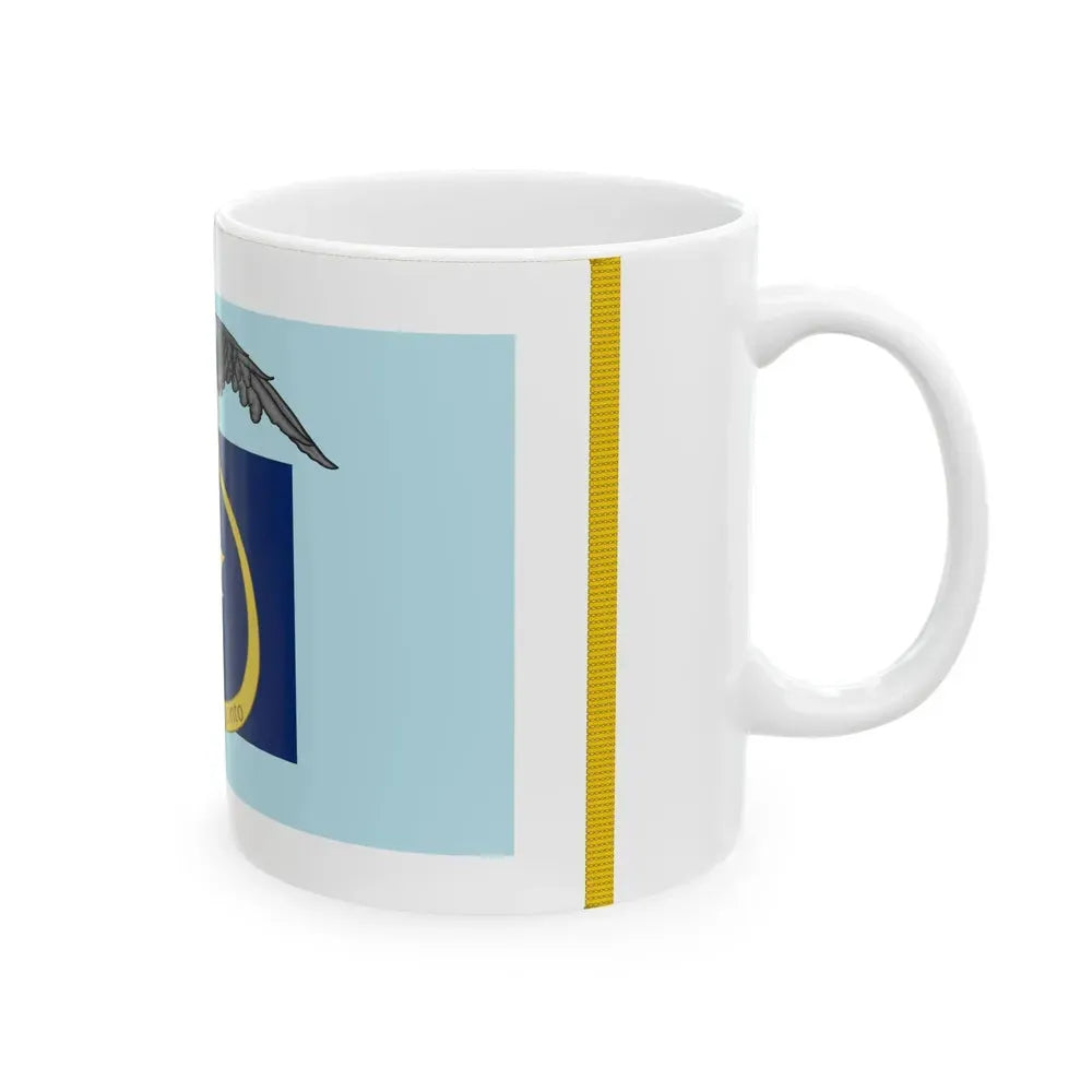 Captain Burroughs Flag From Ohio (United States) White Coffee Mug - Go Mug Yourself