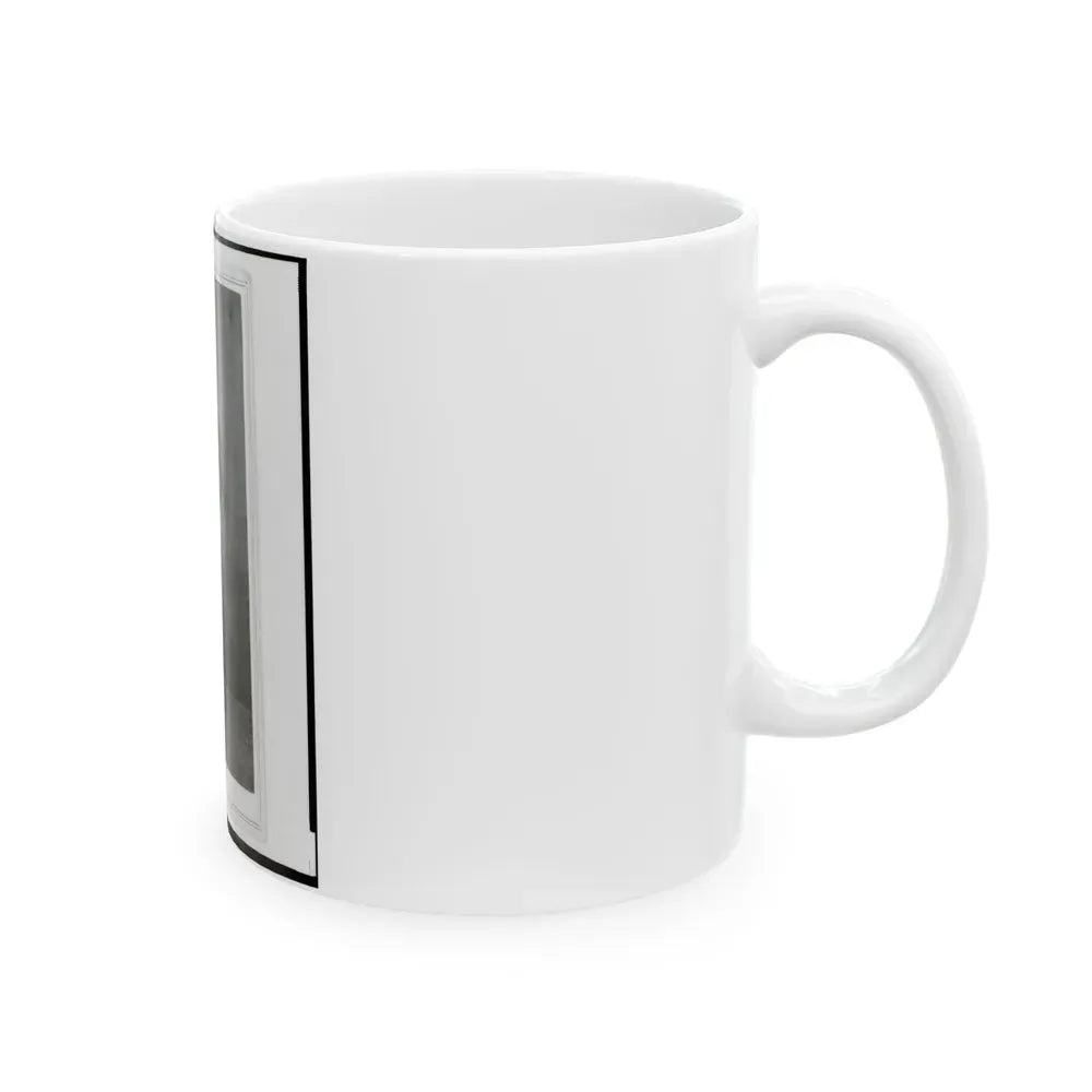 Captain Charles Nagel, Union Officer In The 32nd Indiana Regiment, Full-Length Portrait, Standing, Facing Front (U.S. Civil War) White Coffee Mug - Go Mug Yourself