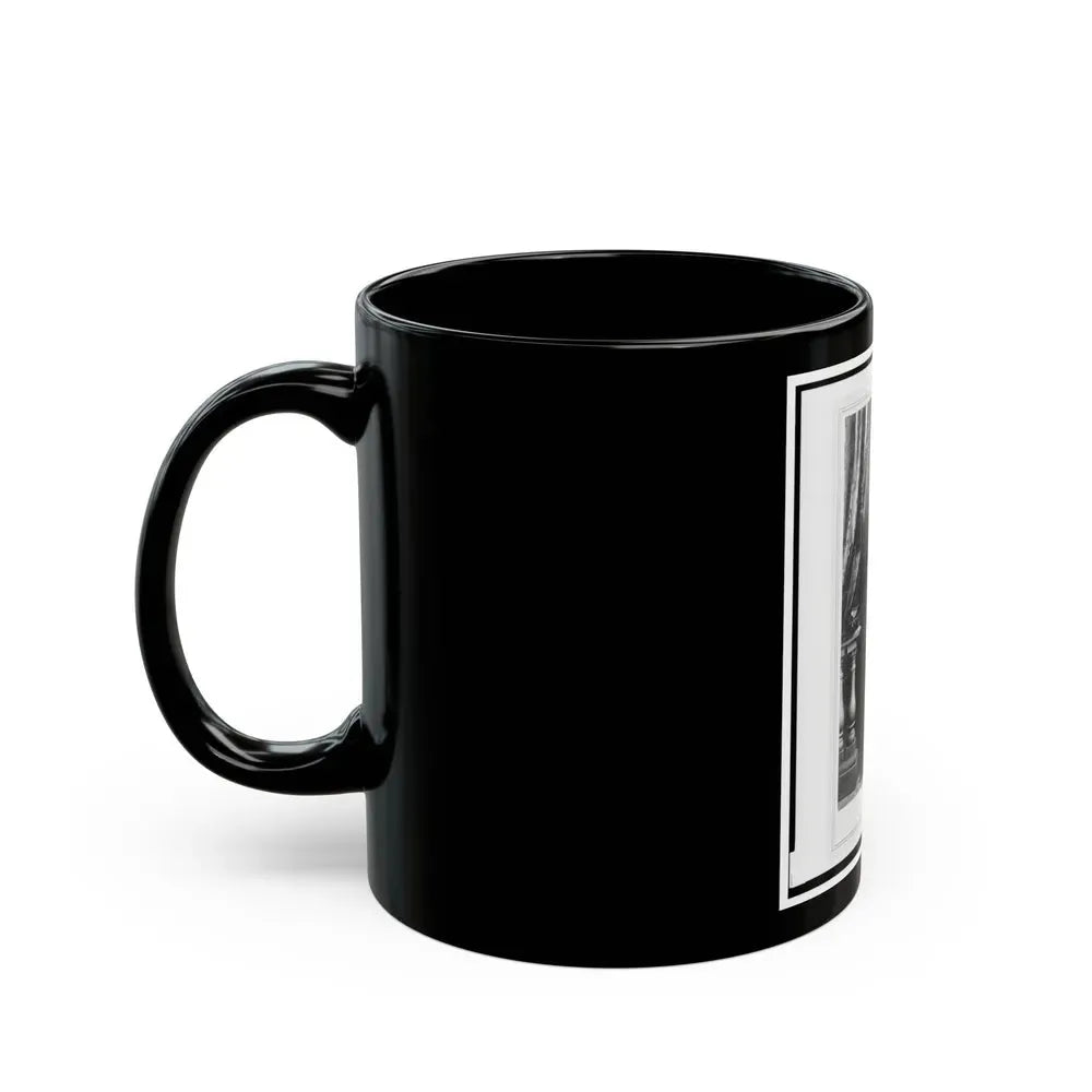 Captain Frederick Ludwig (Lodewig), Union Officer In The 32nd Indiana Regiment, Full-Length Portrait, Facing Front (U.S. Civil War) Black Coffee Mug - Go Mug Yourself