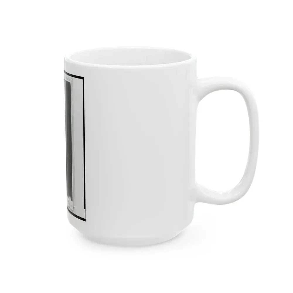 Captain Frederick Ned Trenk (Trenck), Union Officer In The 32nd Indiana Regiment, Full-Length Portrait, Standing, Facing Front (U.S. Civil War) White Coffee Mug - Go Mug Yourself
