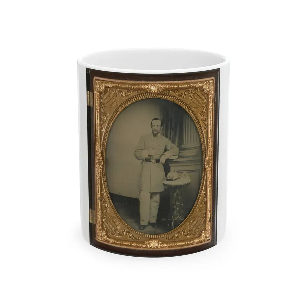 Captain George Riggs Gaither Of K Company, 1st Virginia Cavalry (U.S. Civil War) White Coffee Mug 11oz - Go Mug Yourself