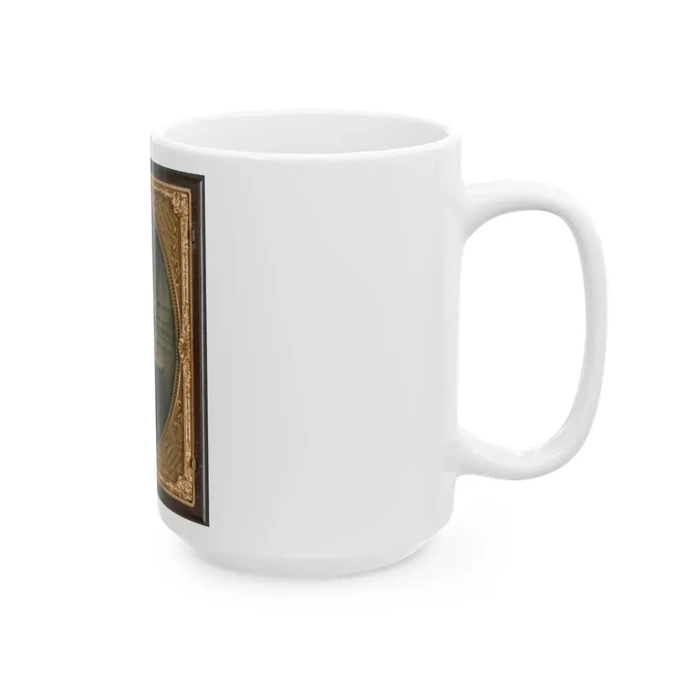Captain George Riggs Gaither Of K Company, 1st Virginia Cavalry (U.S. Civil War) White Coffee Mug - Go Mug Yourself