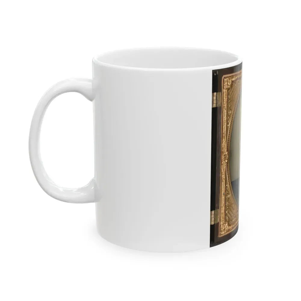 Captain George Riggs Gaither Of K Company, 1st Virginia Cavalry (U.S. Civil War) White Coffee Mug - Go Mug Yourself