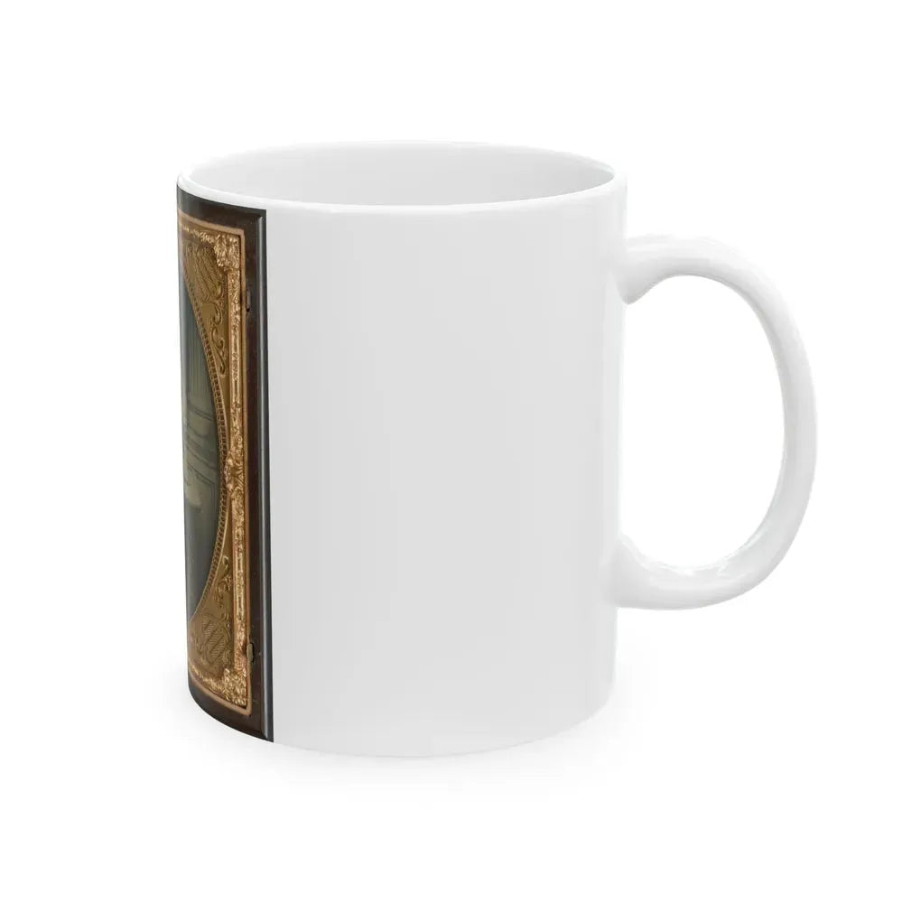 Captain George Riggs Gaither Of K Company, 1st Virginia Cavalry (U.S. Civil War) White Coffee Mug - Go Mug Yourself