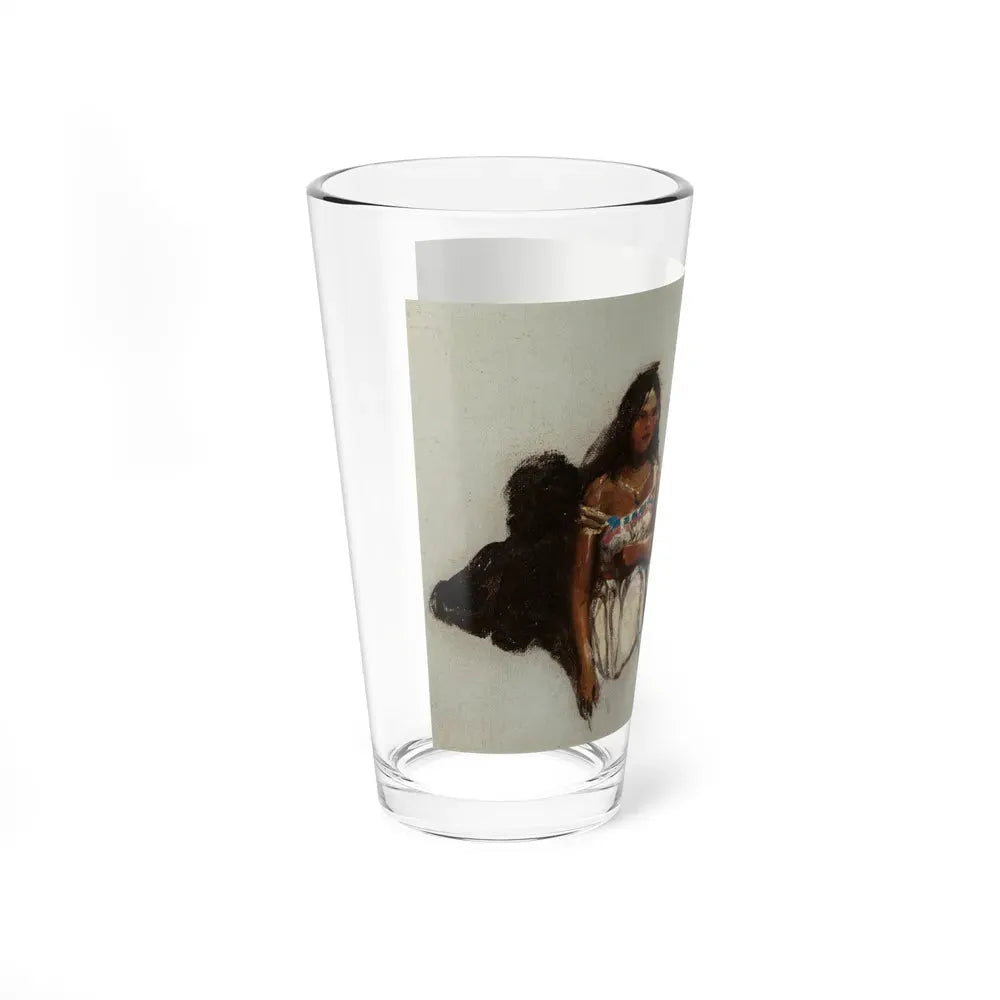 Captain Innencio, McClure's Magazine interior illustration, February 1911 (Magazine Illustration) Pint Glass 16oz - Go Mug Yourself