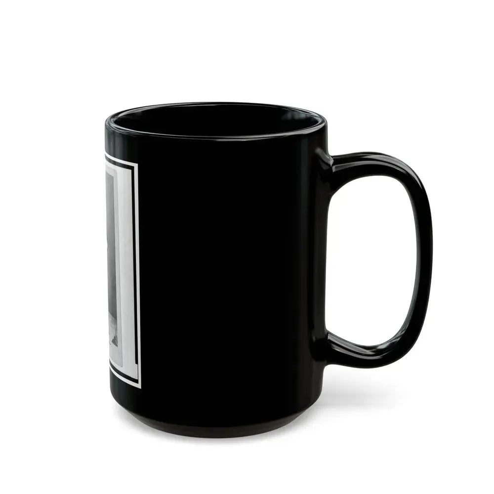 Captain Isidore Esslinger, Union Officer In The 32nd Indiana Regiment, Full-Length Portrait, Standing, Facing Front (U.S. Civil War) Black Coffee Mug - Go Mug Yourself