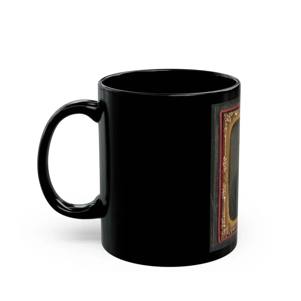 Captain Jesse Sharpe Barnes, F Company, 4th North Carolina Infantry In Frock Coat (U.S. Civil War) Black Coffee Mug - Go Mug Yourself