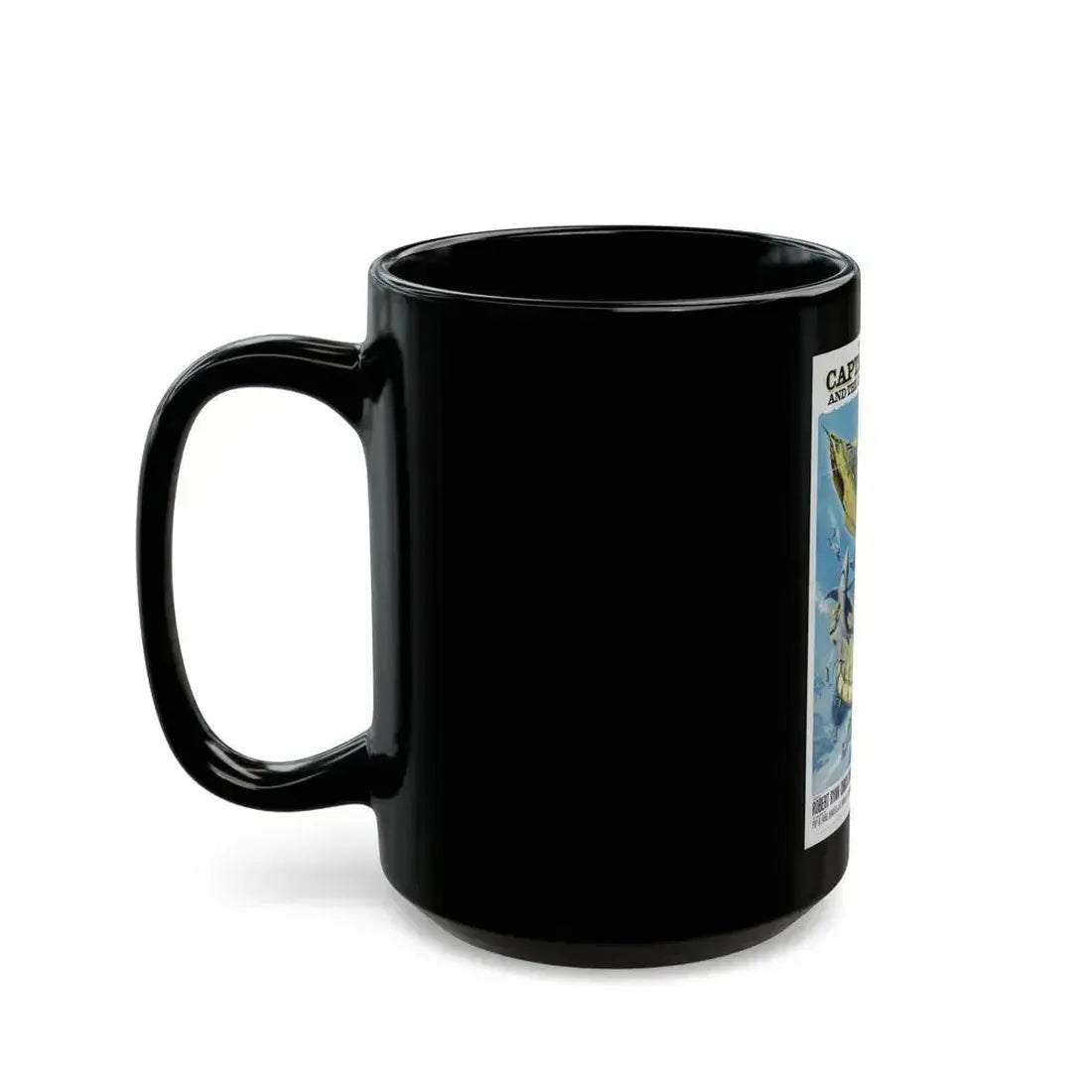CAPTAIN NEMO AND THE UNDERWATER CITY 1969 Movie Poster - Black Coffee Mug - Go Mug Yourself