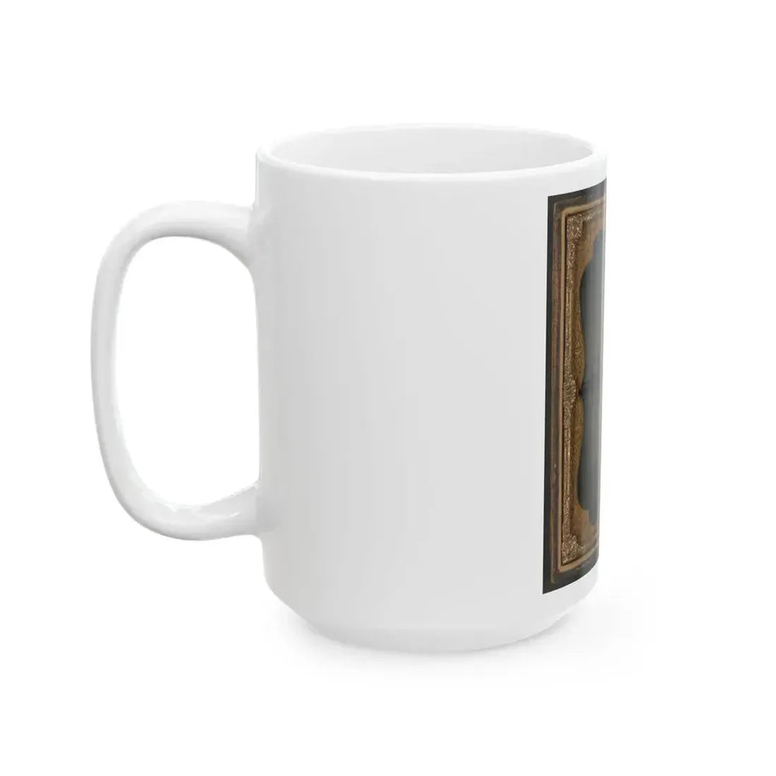 Captain William F. Mcrorie Of Co. A, 4th North Carolina Infantry Regiment In Uniform With Sword (U.S. Civil War) White Coffee Mug - Go Mug Yourself