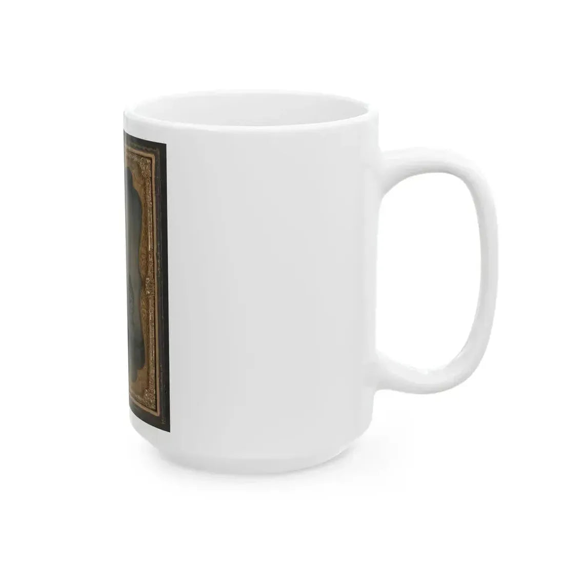 Captain William F. Mcrorie Of Co. A, 4th North Carolina Infantry Regiment In Uniform With Sword (U.S. Civil War) White Coffee Mug - Go Mug Yourself