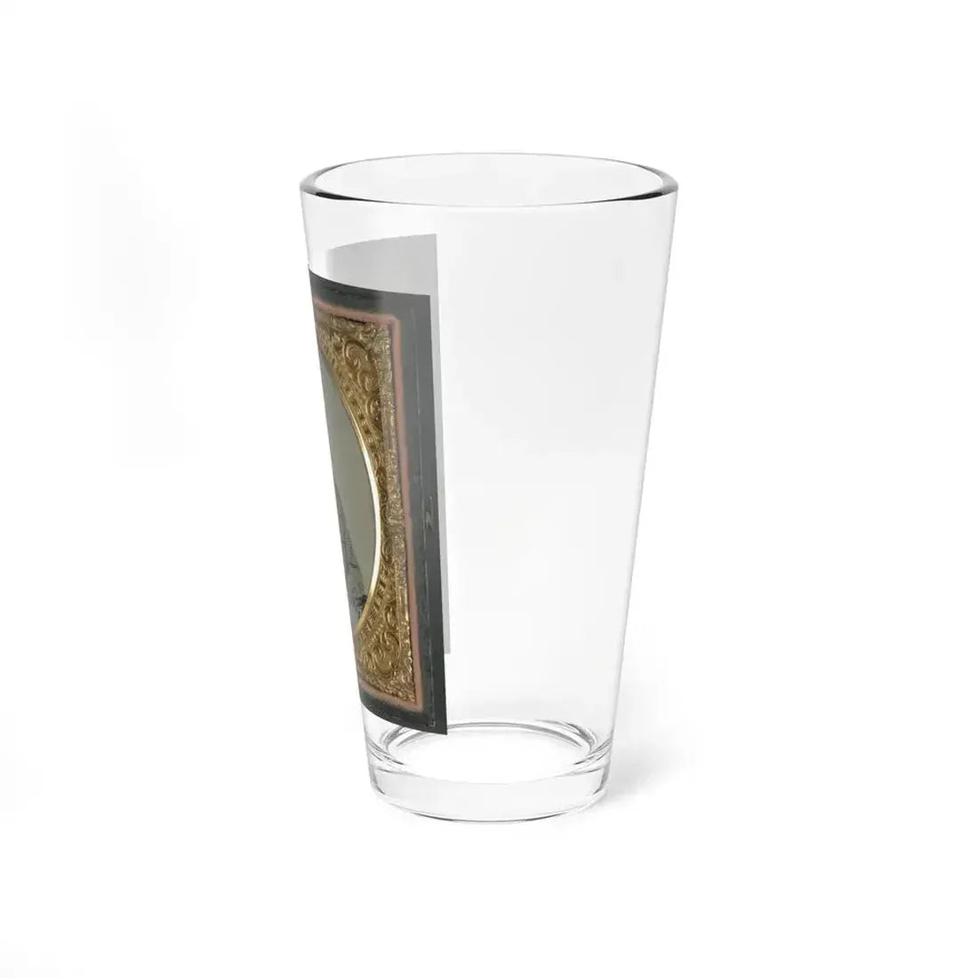 Captain William H. Powell Of Co. A, 33rd Virginia Infantry Regiment In Uniform With Bowie Knife (U.S. Civil War) Pint Glass 16oz - Go Mug Yourself