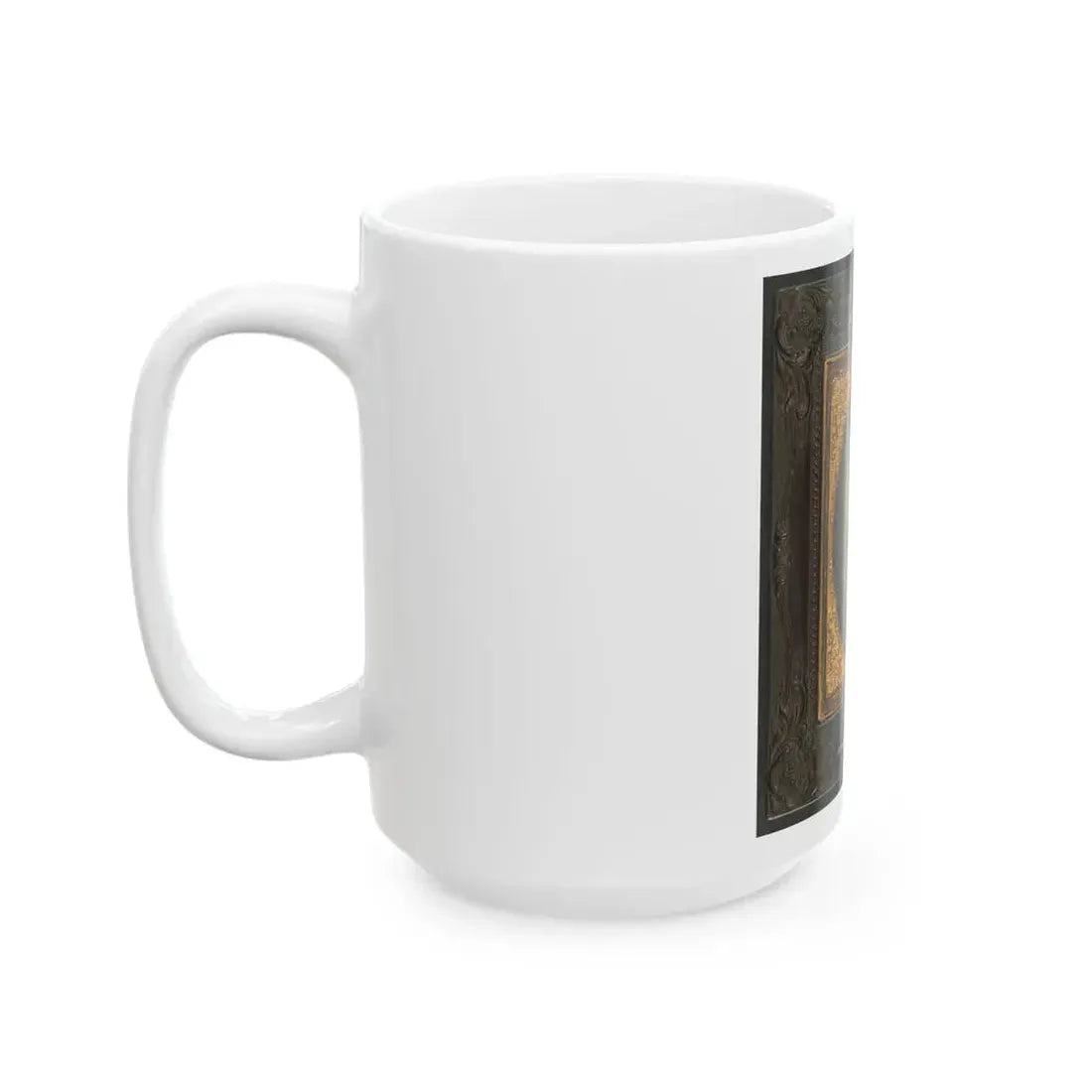 Captain William W. Cosby Of H Company, 2nd Virginia Light Artillery Regiment In Uniform (U.S. Civil War) White Coffee Mug - Go Mug Yourself
